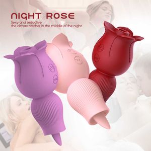 Massager adult Rose Sucking Vibrator 7 Speed Vibrating Clit Sucker Nipple Blowjob Clitoris Stimulation Female Masturbation Sex Toy For Women
