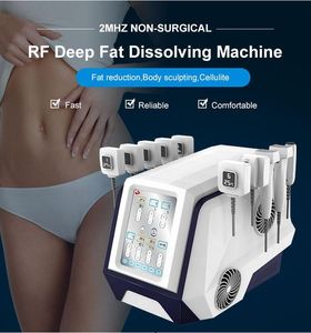 Clinic use 3D dual handle RF slimming machine hot sculpting id pads Monopolar Radio-Frequency system burn fat body shaping v face skin tighten equipment