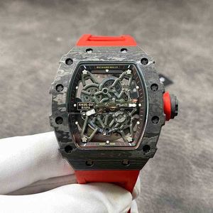 Luxury RM Wristwatch Mill Business Leisure RM35-02 Hela automatisk mekanisk Millr Watch Tape Mens Watch Watches Designer Waterproof FJQD