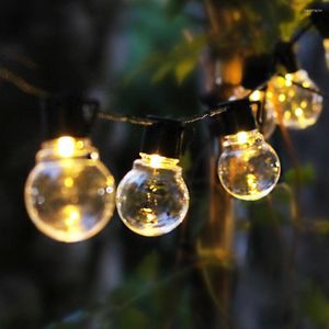 Strings 6M Led String Light Ball Globe Bulb Fairy Lights Chain G50 Outdoor Garden Patio Garland Wedding Party Christmas Decoration