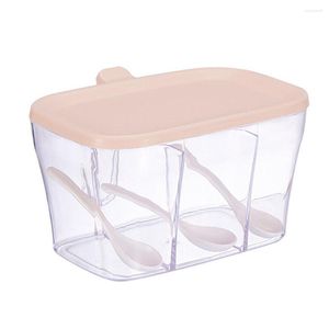 Storage Bottles Plastic Spice Sugar Salt Coffee Container Food Kitchen Organizers Box Condiment Seasoning Smell Proof