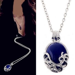 Pendant Necklaces The Vampire Diaries Necklace Vintage Katherine Pendant Fashion Movie Jewelry Cosplay for Women Wholesale L221011