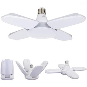 Bulb Fan Blade Timing Lamp AC85-265V 28W 360°Foldable Industrial Light Lampada For Home Ceiling Lighting