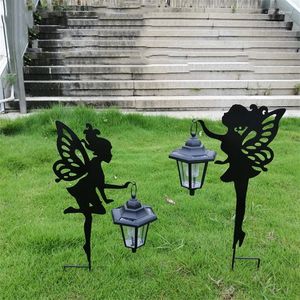 Solar Lamp Garden Landscape Lawn Stakes Lamps Outdoor Fairy Lantern Light Waterproof For Country House Yard Decoration