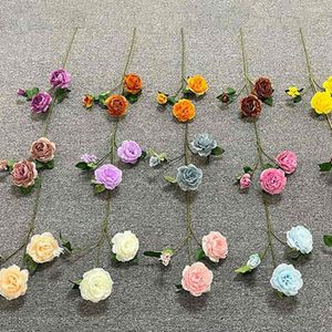 Dekoracyjne kwiaty Peoniry Big DIY Home Peony Artificial for Decoration Decor 1pcs Buquet Flower