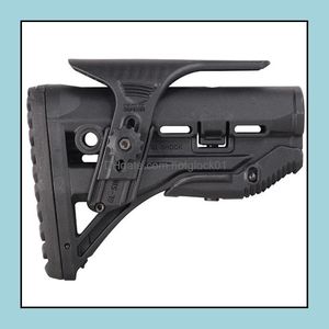 Tactical Accessories Tactical Plastic Drop-In Replacement Ar-15 Butt Stock With Adjustable Cheek Riser Mile Spec Carbine Fits Perfect Dhjfo