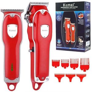 Scissors Shears Kemei combo kit electric hair clipper professional hair trimmer for men adjustable beard haircut machine rechargeable W221012