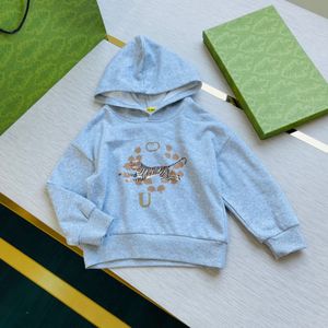 Roupos de bebê Crianças moletom moletons para meninos roupas designer com capuz e outono e tamanho de inverno 100-160cm