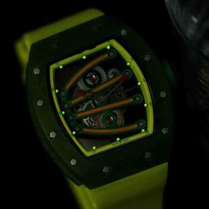 Sports Watch Rm59-01 Rm70-01 Rm11-04 Rm61-01 Rm052 Movement Mechanical Carbon Fiber Case Sapphire Mirror 5E5M