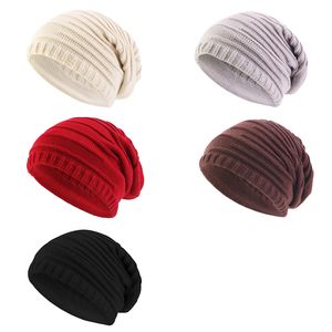 Berretti di lana inverno all'aperto cappelli da donna cappelli a maglia per uomini tappo da maschio da uomo con berretto da uomo con berretto da uomo con cappuccio da uomo