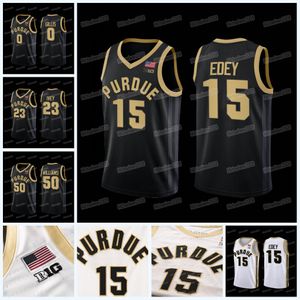 Koszulki koszykarskie Custom Purdue Boilermakers 2022-23 College Basketball Jersey Zach Edey Jaden Ivey Trevion Williams Mason Gillis