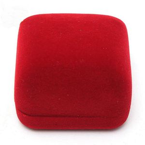 Caja de almacenamiento de joyer￭a de 100 piezas Red Velvet Conocimiento de rosas Contador de arete de boda 2572