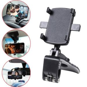 Car 360 Degree Rotation Dashboard Clip Mount Phone Stand Compatible For iPhone 11/ 12 Pro Max XS Max XR 8 8Plus 7 Samsung