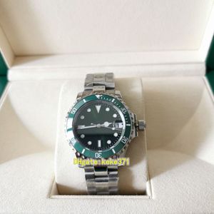 Perfeita qualidade 116610 36mm mulher assiste safira aço inoxidável moldura de cerâmica Green Dial Dial