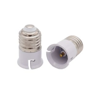 Suportes da l￢mpada B22 a E27 Material adaptador Soquete de material ￠ prova de fogo L￢mpadas LEDs de milho Luz de l￢mpada