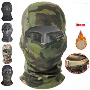 Bandanas Winter Fleece Tactical Military Balaclava Men Outdoor Hunting Cycling Hiking Skiing Scarf Neck Head Warmer Face Mask