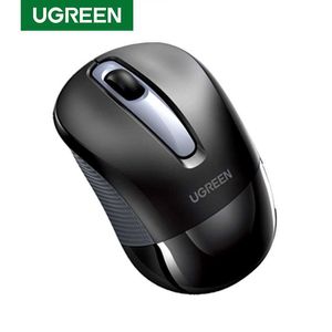 Mice UGREEN Mouse Wireless Ergonomic Shape Silent Click 2400 DPI For MacBook Tablet Computer Laptop PC Mice Quiet 2.4G Wireless Mouse T221012