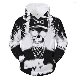 Hoodies masculinos 2022 FATO/inverno Moda Cool 3D Impressão digital Men's Capuz Sports Casual Sports Longa Pullover com capuz superior