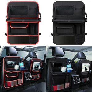 Borsa portaoggetti per sedile posteriore con tappetino per sedile posteriore per auto con supporto per tablet touch screen per bambini piccoli
