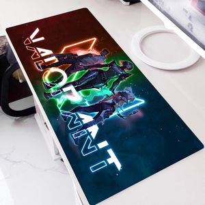 Fare Altlığı Bilek Dayanağı Oyun Valorant Fare Altlığı Bilgisayar Pedi Gamer Kız Masası Xxl PC Kabini Halı Kawaii Oyuncu Aksesuarları Klavye Mausepad 221012