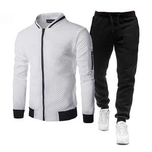 Tracce maschili per le tracce di turisti per le tracce di tuta primaverili Spring Sports Sports Casual Zipper Jackets Set di pantaloni sportivi Set di abiti sportivi G221011