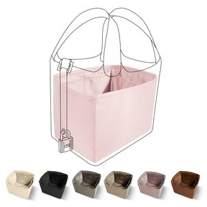 Cajas de bolsas cosméticas Organizador de bolso DGAZ Satin Se adapta grueso H-PC Pic-Otin 18/22 Silk Luxury Bag Bown en bolsas de bolsas Mujeres 221012