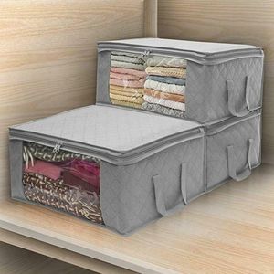 Kleidung Lagerung Vlies Kleidung Tasche Falten Quilt Staub-Proof Schrank Finishing Box Hause Liefert Organizador