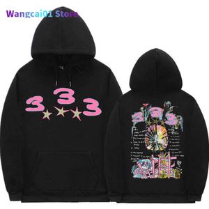 Erkek Hoodies Tişörtü Bladee 333 Hip Hop Trend Skate Drain Gang Hoodie Tops Unisex Hipster Casual Sweatshirt Erkek Kadın Moda Artistic Sense Hoodies 1012H22