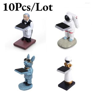 İzle Kutular 10 PCS Stand Depolama Kılıfı Moda Yaratıcı Astronot Eski Temizlikçi Ekran Raf Tutucu Toptan