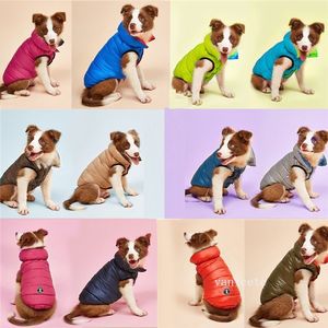 Abbigliamento per cani Piumino caldo invernale per cani Indossare gilet spesso per animali domestici su entrambi i lati LT089
