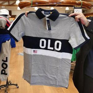 Polo da uomo in cotone di alta qualità Big Horse Tops Ralp Camicie Manica corta Colletto rovesciato Polo Homme Ricamo estivo