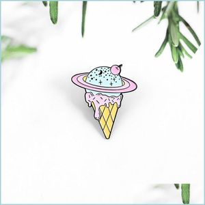 Pins Broschen Angepasst Ins Brosche Space Ice Cream Sweet Cone Broschen Schöne Persönlichkeit Vielseitige Kleidung Kleine Accessoires Bad Dhsvn