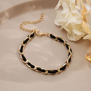 Bracciale a catena classico Braccialetti da donna stile semplice Regalo per gioielli di moda fidanzata amore