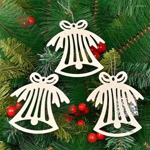 Christmas Decorations 2022 Tree Decoration Plastic Snowflake Bell Candy Cane Xmas Hanging Ornaments For Home Decor DIY Handmade Pendant Gift