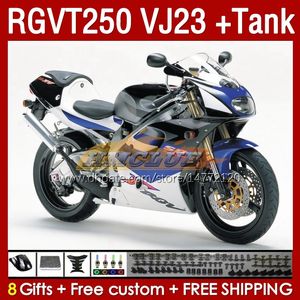 Serbatoio carenature blu completo per SUZUKI RGV250 VJ23 SAPC RGV-250CC RGVT-250 1997 1998 Carrozzerie 161No.113 RGV-250 RGVT250 97 98 RGVT RGV 250CC 250 CC 97-98 Kit carenatura