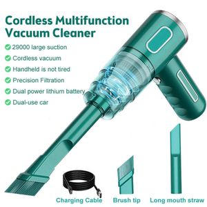 29000PA Wireless Car USB Portable Household Dual-Use Rechargeable Wet Dry Mini Vacuum Cleaner 120W 1012