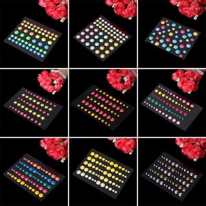 Gift Wrap Enamel Dots Resin Self-adhesive Sticker For Scrapbooking DIY Crafts Sticky Stickers Decor