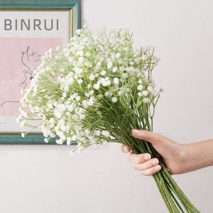 Decorative Flowers 1/3pcs White Baby Breath Artificial Gypsophila For Home Wedding Decoration DIY Floral Bouquet Fake Flower