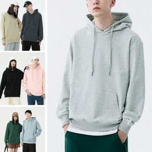 Men's Hoodies Sweatshirts Spring Autumn 100% Cotton Sweatshirt Mens Solid Basic Essential Unisex Casual Classic Luxury in Women Pullovers Jogger G221011