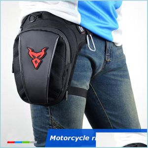 Bolsas de motocicleta Motocêntrica Motocicleta Saco de pernas 11-MC-0105 Homens Knight Motocross Taxa Hip Bum Fanny Pack Pacote à prova d'água Bike ao ar livre Ridin Dhqf8