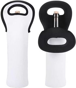 750 ml Vini Bomboniera Maniglia Sublimazione Borsa per vino Manicotti per bottiglie isolati in neoprene Tote Holders Borse per il trasporto Protezione Lattine di birra Bottiglie d'acqua Picnic da viaggio P1013