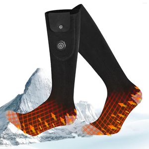 Sports Socks Aquecimento elétrico para inverno lavável aquecimento Aquecimento Aquecimento Ajustável Ajuste Ajuste Aquecimento de pé Camping de ciclismo