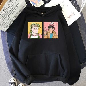 Herren-Kapuzenpullover, Sweatshirts, Nick und Charlie, Anime-Grafik-Hoodies, Heartstopper, Drama, TV-Serie, klassische Pullover, lässige Manga-Kleidung, übergroße Streetwear, T221008