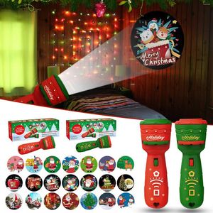 Luzes noturnas 24 Padrões Projetor de Natal Merry Decoration Lamp Toy for Kid Holiday Natal Presentes Ano 2023