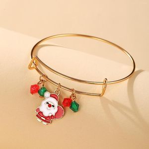 Bangle Moda Red Oil Papai Noel Papai Noel Bracelet