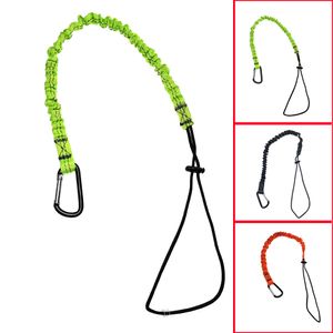Boating Water SportsBoat Accessories with Carabiner Safety Kayak Rowing Boat Fishing Rod Pole Coiled Lanyard Cord Tie Rope
