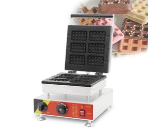 Matbearbetning 110V 2200V Commercial Electric Square Waffle Maker Machine