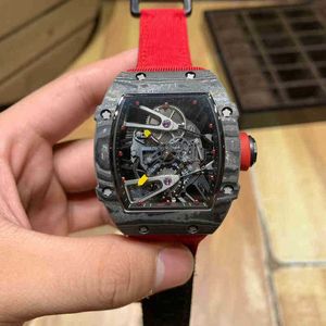 Carbon Fiber Light Hollow Technology Mens Automatic Mechanical Watch Personality Fashion Atmosphere Cool