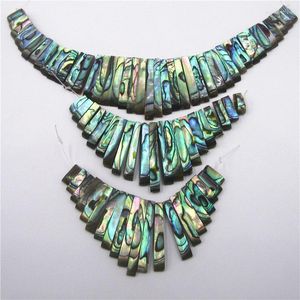 Correntes 2pcs/lot Zealand Abalone Shell Sleeve Coluna 13pcs 21pcs 41pcs Três tamanhos DIY