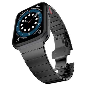 Cingcio di fibbia per farfalla in acciaio inossidabile per Apple Watch Ultra 49mm banda 41mm 45mm 38mm 42mm 40mm 44 mm Fit Link Fit Iwatch Series 8 7 6 SE 5 4 3 1/2